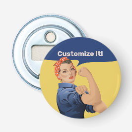 Rosie the Riveter Flasköppnare