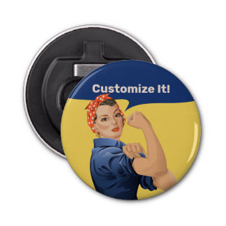 Rosie the Riveter Flasköppnare