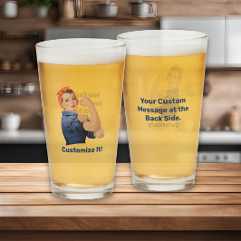 Rosie the Riveter Glas
