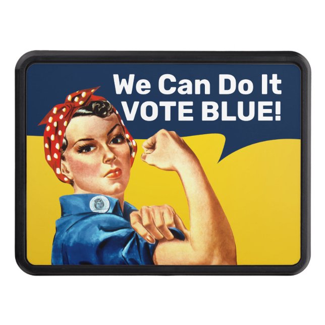 Rosie the Riveter | Gräsmatta Yard-tecken | Röstbl Dragkroksskydd (Framsidan)