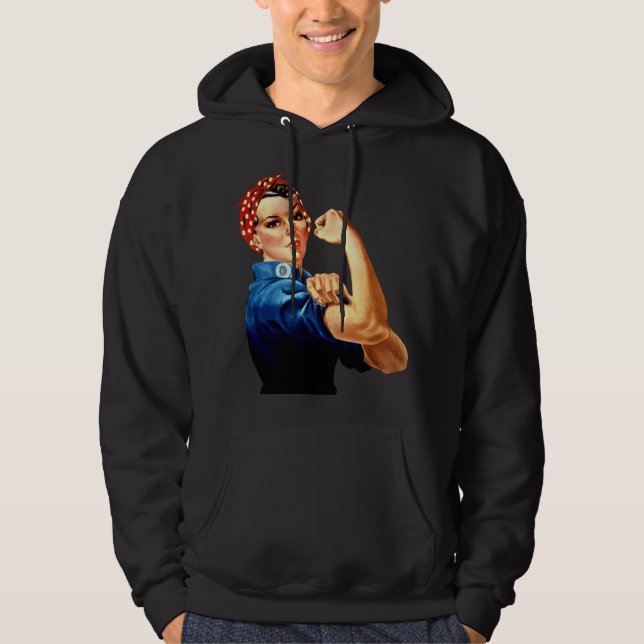 Rosie the Riveter Hoodie (Framsida)