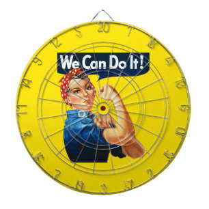 Rosie the Riveter (Iconic Poster) (Vi kan göra det Darttavla