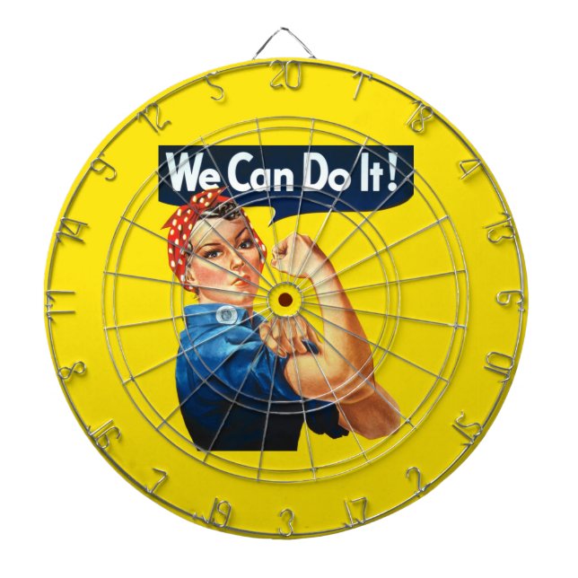 Rosie the Riveter (Iconic Poster) (Vi kan göra det Darttavla (Framsidan)