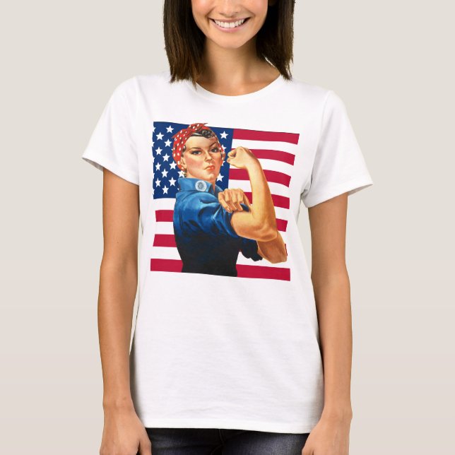 Rosie the Riveter II T Shirt (Framsida)