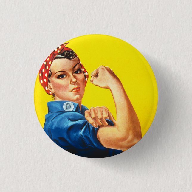 Rosie the Riveter Knapp (Framsida)
