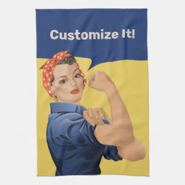 Rosie the Riveter Kökshandduk