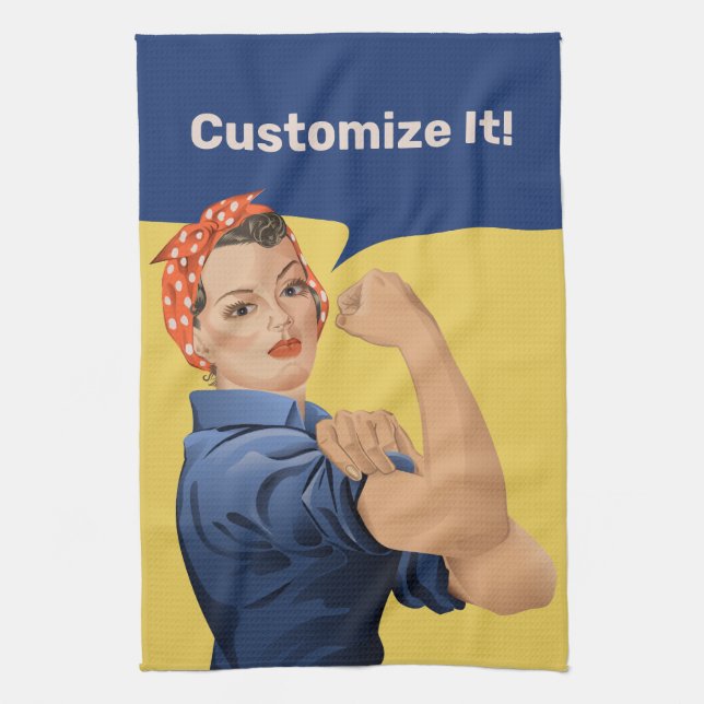 Rosie the Riveter Kökshandduk (Vertikal)