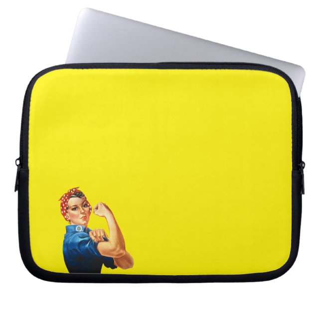 Rosie the Riveter Laptop Sleeve (Framsidan)