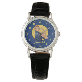 Rosie the Riveter Large Clock Armbandsur
