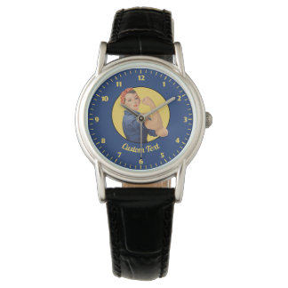 Rosie the Riveter Large Clock Armbandsur