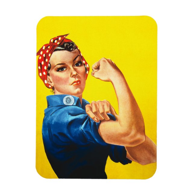 Rosie the Riveter Magnet (Vertikal)