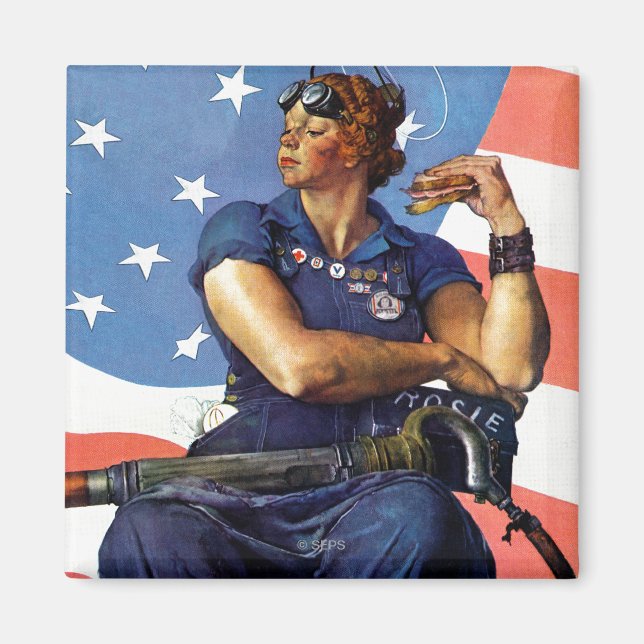 Rosie the Riveter Magnet (Framsidan)