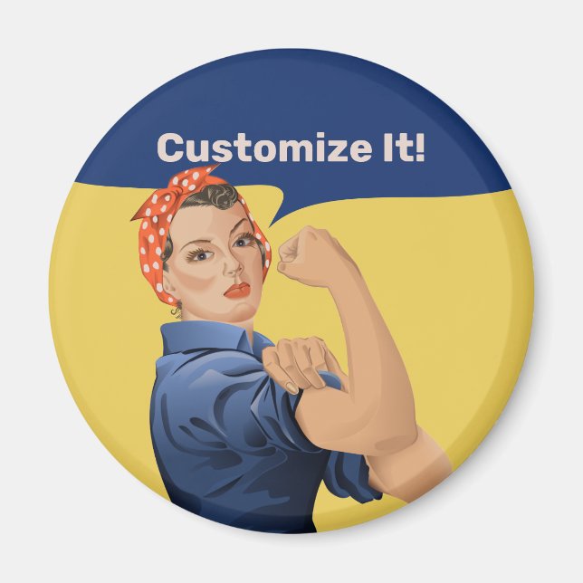 Rosie the Riveter Magnet (Framsidan)