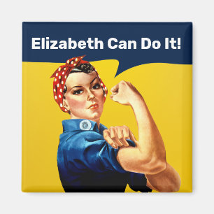 Rosie the Riveter Magnet Anpassa