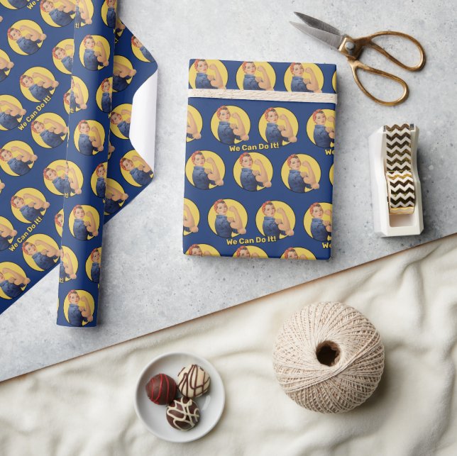 Rosie the Riveter Mönster Presentpapper (Hantverk)