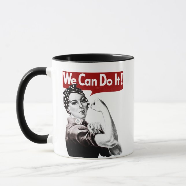 Rosie the Riveter Mugg (Vänster)