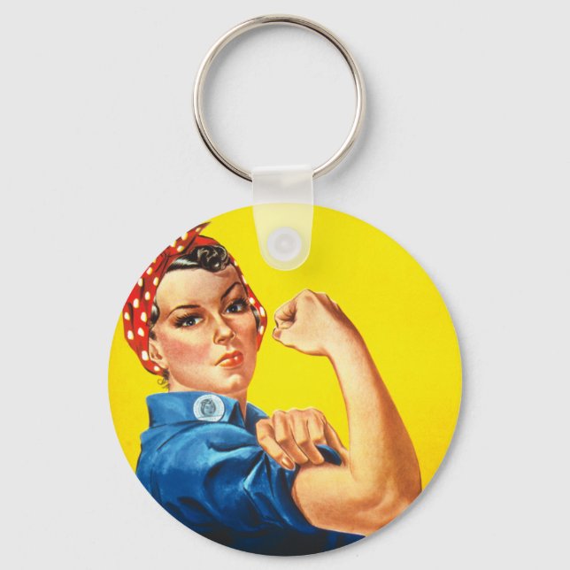Rosie the Riveter Nyckelring (Framsida)