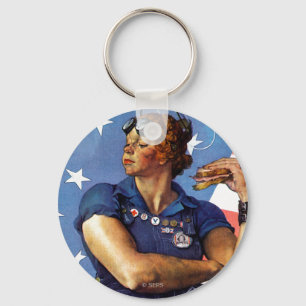 Rosie the Riveter Nyckelring