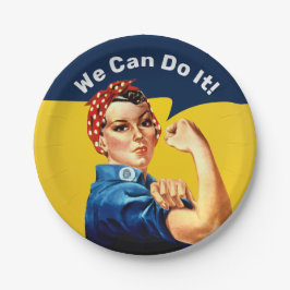 Rosie the Riveter | Papper plåt | ANPASSNINGSBAR