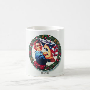 Rosie the Riveter Pin-up Girl Mugg