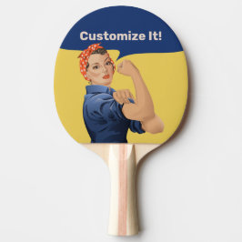 Rosie the Riveter Pingisracket