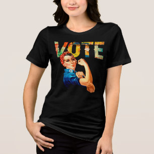 Rosie the Riveter Politiska Röst Kvinnors T-Shirts
