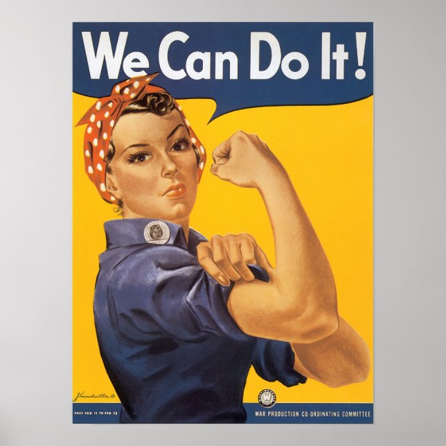 Rosie the Riveter Poster (Framsidan)