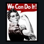 Rosie the Riveter Poster<br><div class="desc">Vi kan göra det!</div>