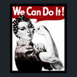 Rosie the Riveter Poster<br><div class="desc">Vi kan göra det!</div>