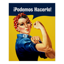 Rosie the Riveter | POSTER | Spanska Español Perfect Poster