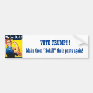 Rosie the Riveter Pro Trump Bildekal