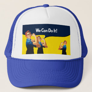 Rosie the Riveter Retro Stil Keps