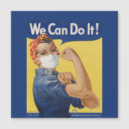 Rosie the Riveter säger: "Vi kan göra det!"