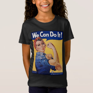 Rosie the Riveter: Starka Kvinnor Kvinnlig Empower T Shirt