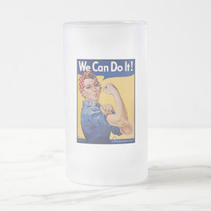 Rosie the Riveter: Strong Women Female Empowerment Frostat Ölglas