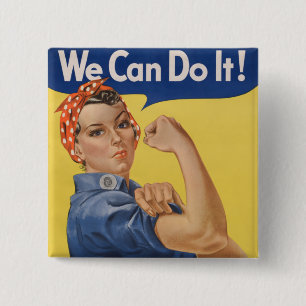 Rosie the Riveter: Strong Women Female Empowerment Knapp