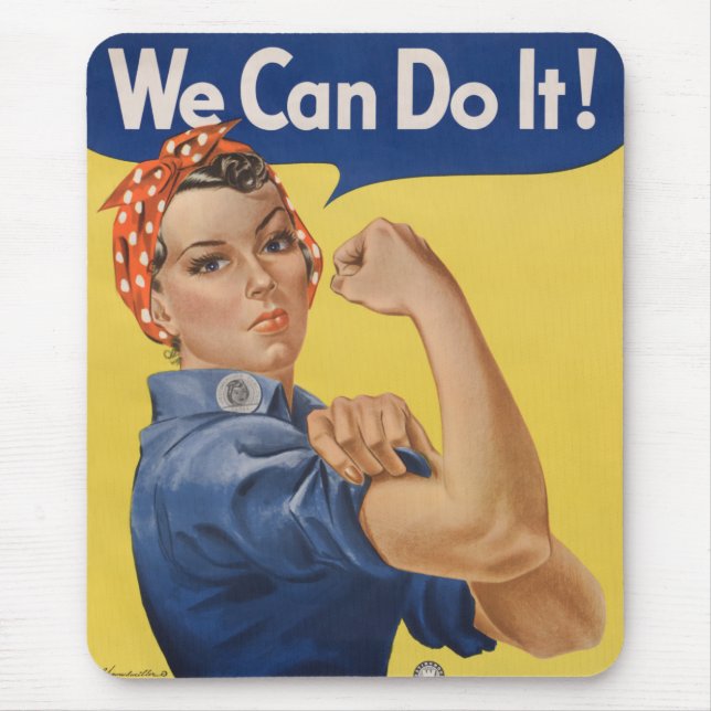 Rosie the Riveter: Strong Women Female Empowerment Musmatta (Framsidan)