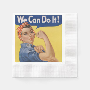 Rosie the Riveter: Strong Women Female Empowerment Pappersservett