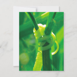 Rosie the Riveter Sweet Pea Vine Encouragement Vykort