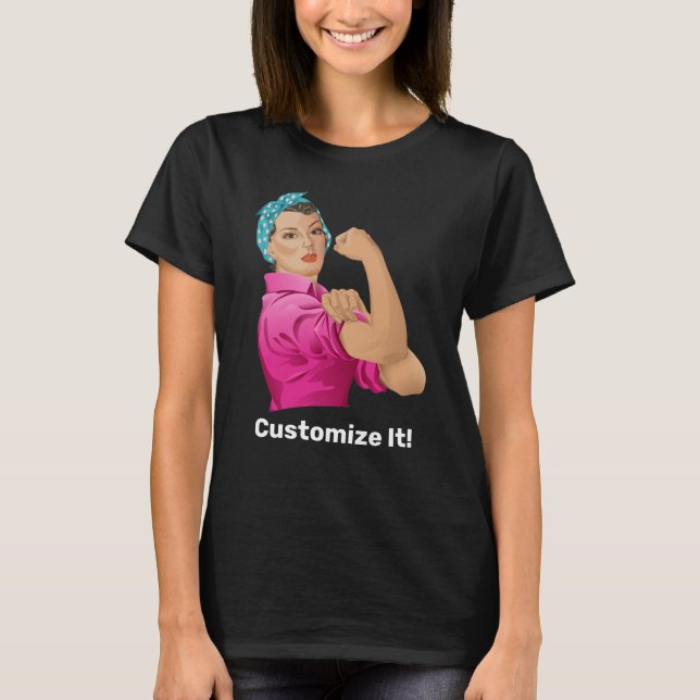 Rosie the Riveter T-Shirt (Framsida)