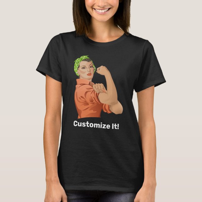 Rosie the Riveter T-Shirt (Framsida)