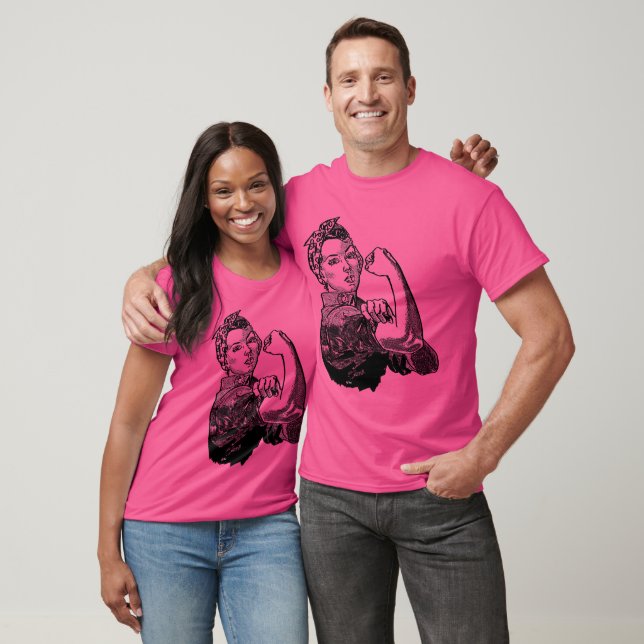 Rosie-the-Riveter T Shirt (Unisex)