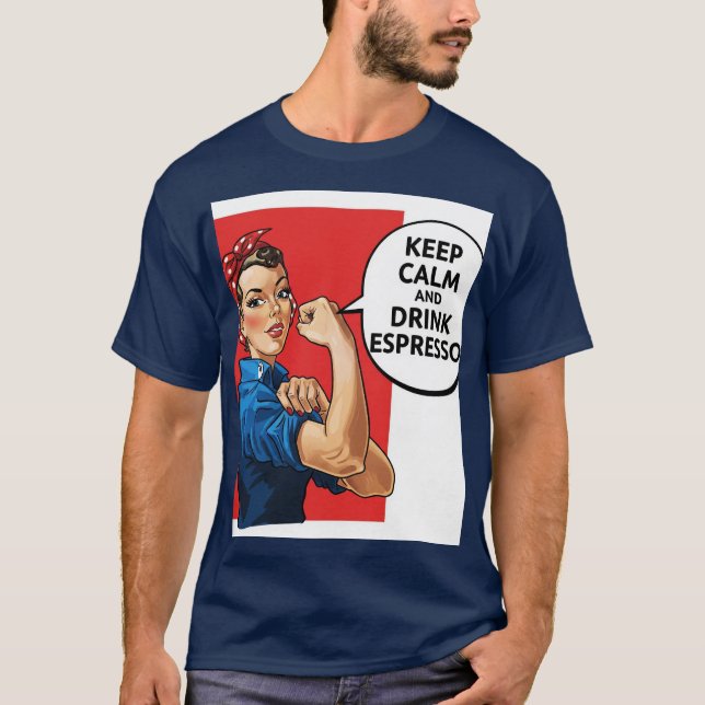 Rosie the Riveter T Shirt (Framsida)