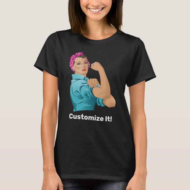 Rosie the Riveter T-Shirt (Framsida)