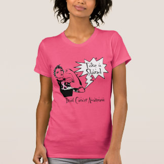 Rosie the Riveter ta ett stativ för bröstcancer T-shirt