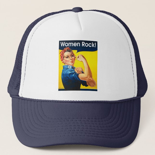 Rosie the Riveter ~ Truckerkeps (Framsida)