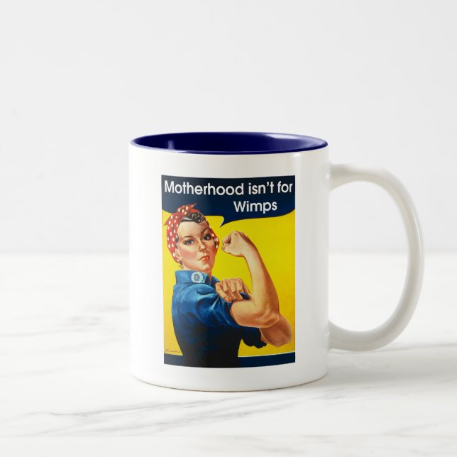 Rosie the Riveter ~ Two-Tone Coffee Mugg (Höger)