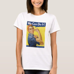 Rosie the Riveter Unedited Vintage Photos Old Aest T Shirt