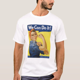Rosie the Riveter Unedited Vintage Photos Old Aest T Shirt