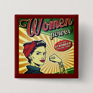 Rosie the Riveter, vi kan göra det, knapp
